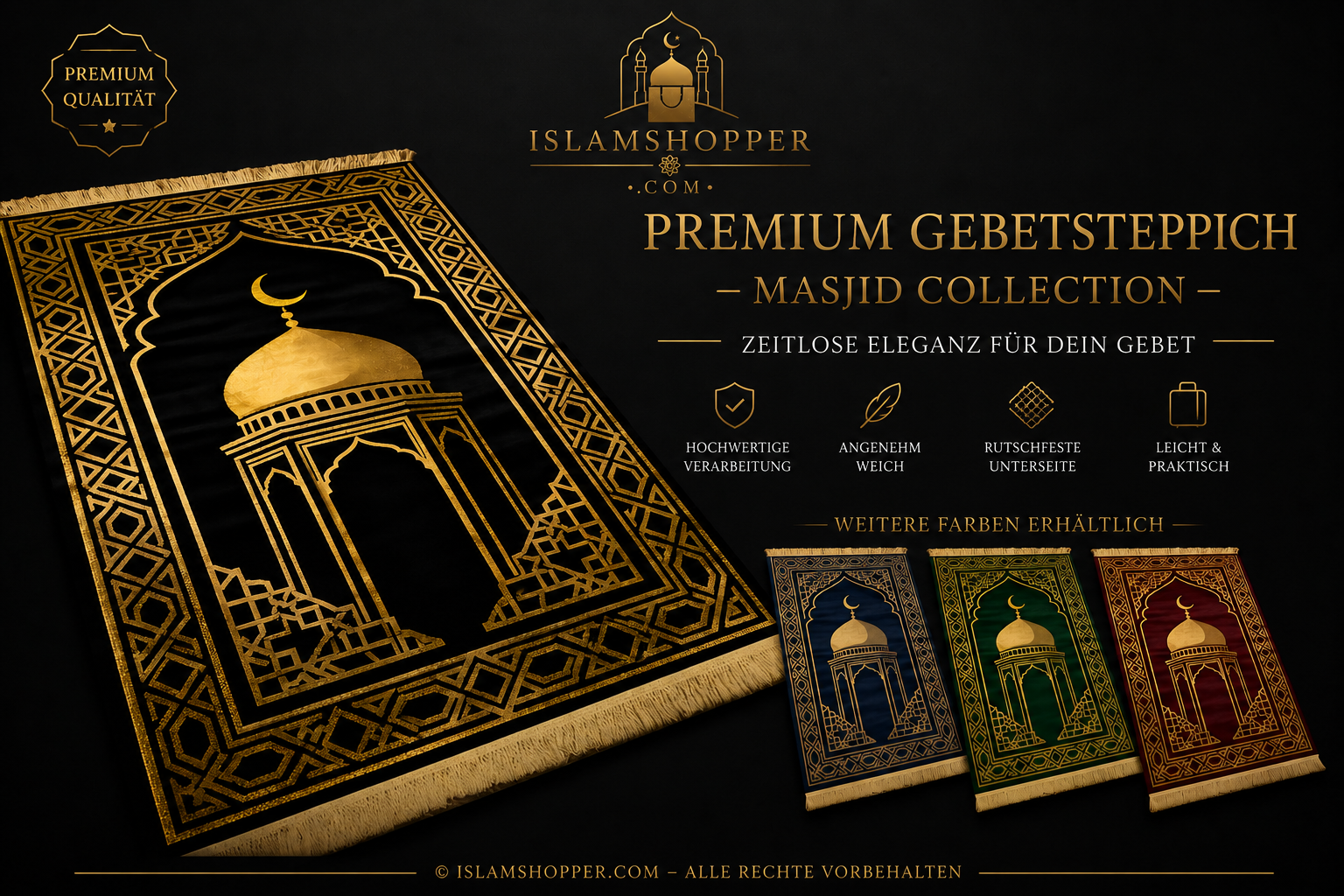 Premium Gebetsteppich – Masjid Collection